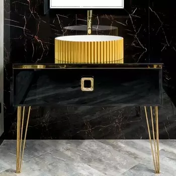 Тумба для комплекта Armadi Art Lucido 100 глянцевый черный 770-100-B