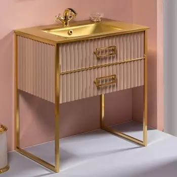 Тумба для комплекта Armadi Art Monaco 80 капучино, золото 866-080-CPG