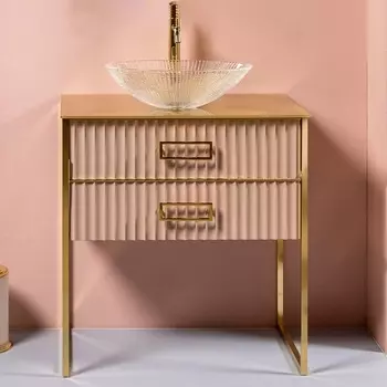 Тумба для комплекта Armadi Art Monaco 80 со столешницей капучино, золото 867-080-CPG