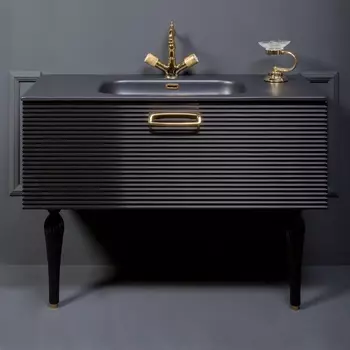 Тумба для комплекта Armadi Art Valessi Avantgarde Linea100 черная 842-100-BG