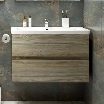 Тумба для комплекта Art&Max Techno подвесная, 90, дуб мелфорд AM-Techno-900-2C-SO-LW823