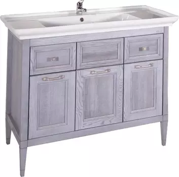 Тумба для комплекта ASB-Woodline Гранда 105 серая 11486 серая