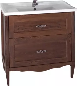 Тумба для комплекта ASB-Woodline Римини Nuovo 80 антикварный орех /10182