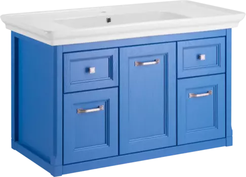 Тумба для комплекта ASB-Woodline Толедо 105 синяя 11211 синяя