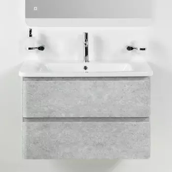 Тумба для комплекта BelBagno Albano 80 подвесная, cemento verona grigio, под раковину 12080-KL ALBANO-CER-800-2C-SO-CVG