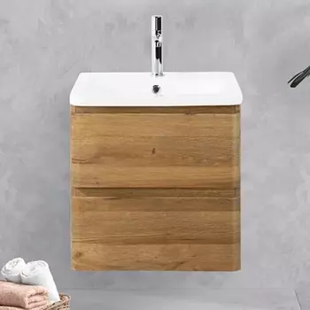 Тумба для комплекта BelBagno Albano-Cer 50 подвесная, rovere rustico ALBANO-CER-500-2C-SO-RR