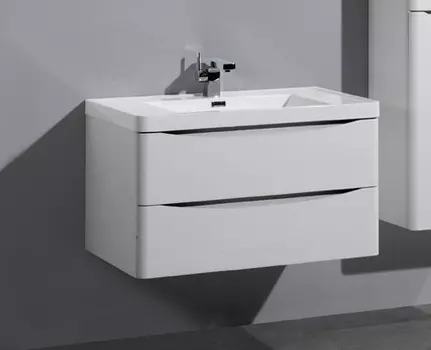 Тумба для комплекта BelBagno Ancona-N 1200 2C SO BL bianco lucido подвесная ANCONA-N-1200-2C-SO-BL