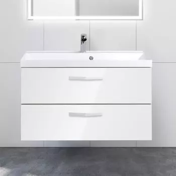 Тумба для комплекта BelBagno Aurora 90 bianco lucido AURORA-900-2C-SO-BL