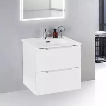 Тумба для комплекта BelBagno Etna 39 50 bianco lucido ETNA39-500/390-2C-SO-BL-P