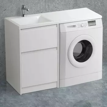 Тумба для комплекта BelBagno Kraft-LVD 60 bianco opaco KRAFT-LVD-580/1200-2C-PIA-BO