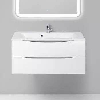 Тумба для комплекта BelBagno Marino 100 bianco lucido MARINO-1000-2C-SO-BL-P