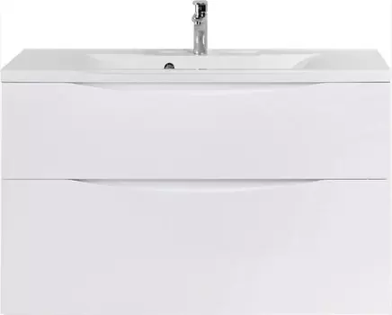 Тумба для комплекта BelBagno Marino H100 bianco lucido MARINO-H60-1000-2C-SO-BL-P