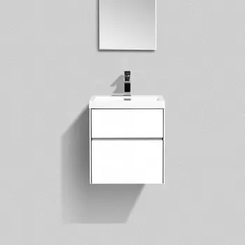 Тумба для комплекта BelBagno Pietra Mini 50 AS bianco lucido PIETRA MINI-500AS-2C-SO-BL
