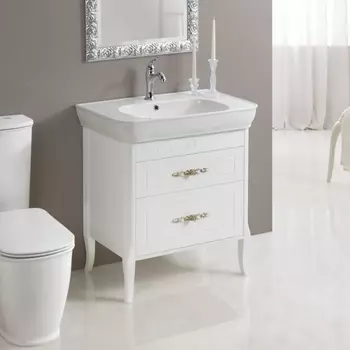 Тумба для комплекта BelBagno Prado PIA2 80 bianco lucido PRADO-800-2C-PIA2-BL
