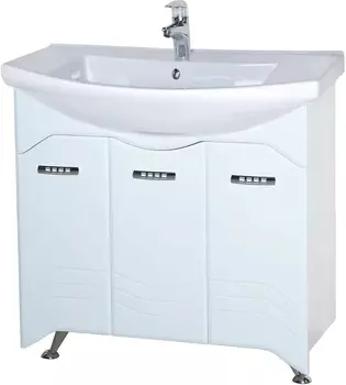 Тумба для комплекта Bellezza Дрея 85 с бельевой корзиной, (элеганс) 4631314000019