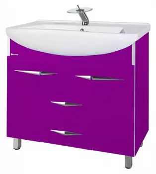 Тумба для комплекта Bellezza Глория 90 фиолетовая 4638515110417