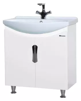 Тумба для комплекта Bellezza Лагуна 65 прямая белая 4632110240012