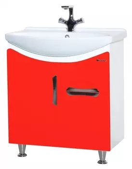 Тумба для комплекта Bellezza Лагуна 65 с ящиком, красная 4632110090037