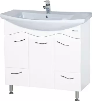 Тумба для комплекта Bellezza Мари 85 белая (элеганс) 4632914000010