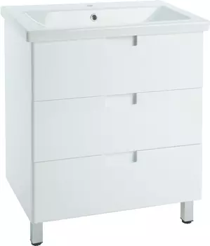 Тумба для комплекта Bellezza Пегас 100 напольная, белая 4630417140011