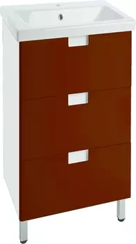 Тумба для комплекта Bellezza Пегас 50 напольная, красная /00000011171