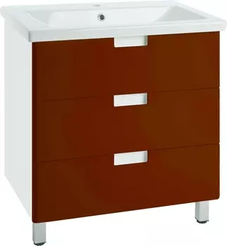 Тумба для комплекта Bellezza Пегас 90 напольная, красная 4630415140037