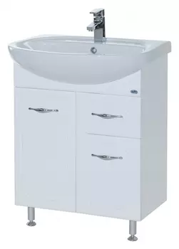 Тумба для комплекта Bellezza Стелла 65 1 ящик белая 4636010090012