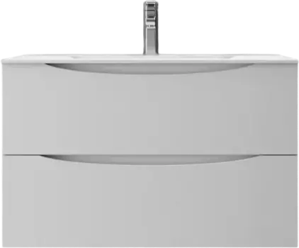 Тумба для комплекта BOND Cube 80 подвесная, белая матовая T01805