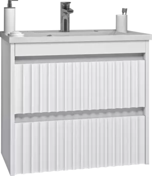 Тумба для комплекта Brevita Balaton 65, подвесная, белая BAL-06065-01-01П2Я