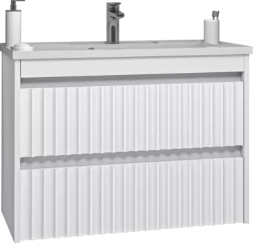 Тумба для комплекта Brevita Balaton 80, подвесная, белая BAL-06080-01-01П2Я