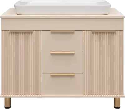 Тумба для комплекта Brevita Enfida 100 напольная, бежевая ENF-06100-0343Я