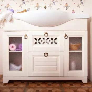 Тумба для комплекта Бриклаер Кантри 120 бежевый дуб 4627125413674