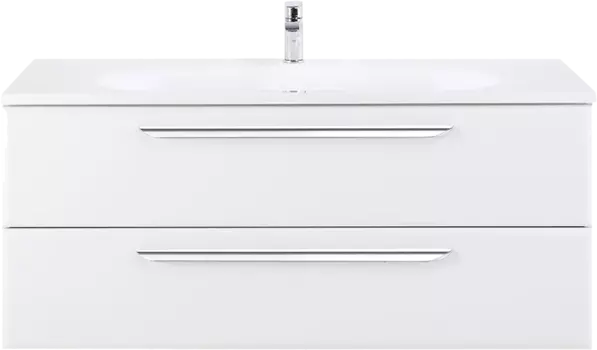 Тумба для комплекта Cezares Eco 120, bianco opaco, 2 ящика ECO-1200-2C-SO-BO