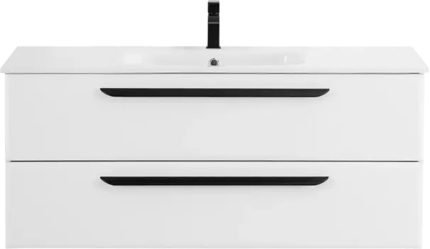 Тумба для комплекта Cezares Eco Cer 120, bianco opaco ECO-CER-1200-2C-SO-BO