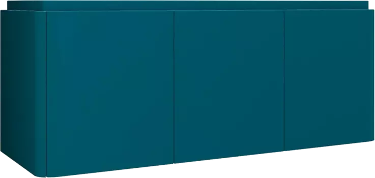 Тумба для комплекта Cezares Stylus 140, blu petrolio /55232