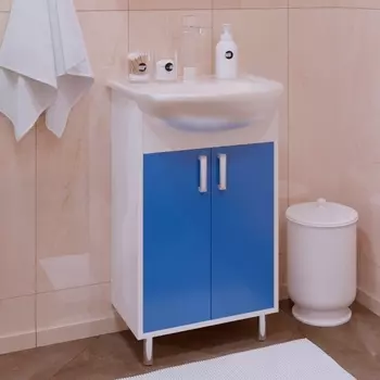 Тумба для комплекта Corozo Колор 50 синяя SD-00000710