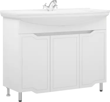 Тумба для комплекта Corozo Мирра 105 белая SD-00001544