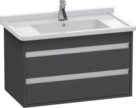 Тумба для комплекта Duravit Ketho 80 графит матовый KT664404949