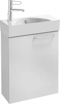 Тумба для комплекта Jacob Delafon Odeon Rive Gauche 50 L белая, ручка хром EB2581G-R5-N18