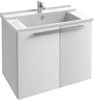 Тумба для комплекта Jacob Delafon Struktura 80 белый блестящий, 2 дверцы EB1281-N18