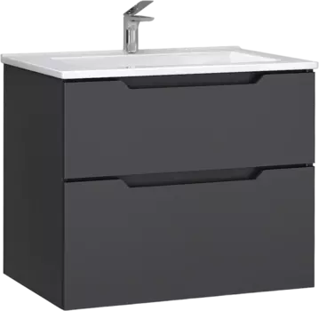 Тумба для комплекта Jorno Slide 75, антрацит Sli.01.75/P/A