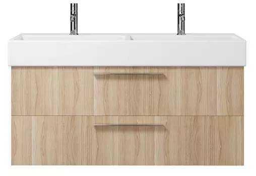 Тумба для комплекта к двойной раковиной Creto Tivoli Soft 120 подвесная 8-1393S