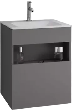 Тумба для комплекта Keuco Stageline 32842 50 см, инокс матовый 32842290000
