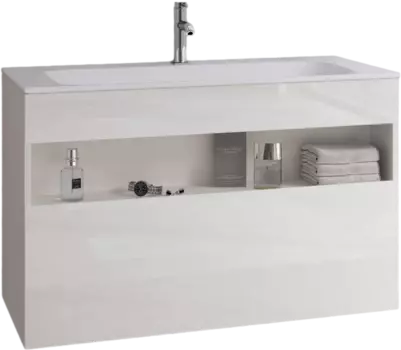 Тумба для комплекта Keuco Stageline 32872 100 см, белая 32872300000