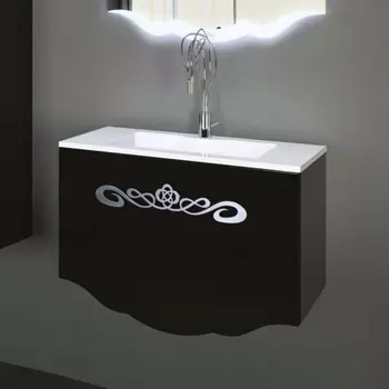 Тумба для комплекта La Beaute Cher 85 черная B85C2