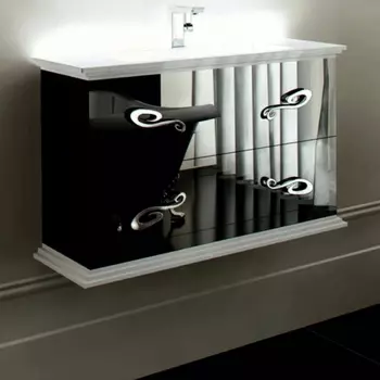 Тумба для комплекта La Beaute Loiret 100 черная BL2