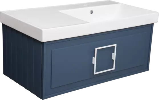 Тумба для комплекта La Fenice Cubo Twin 90, синяя FNC-01-CUB-BG-90-2