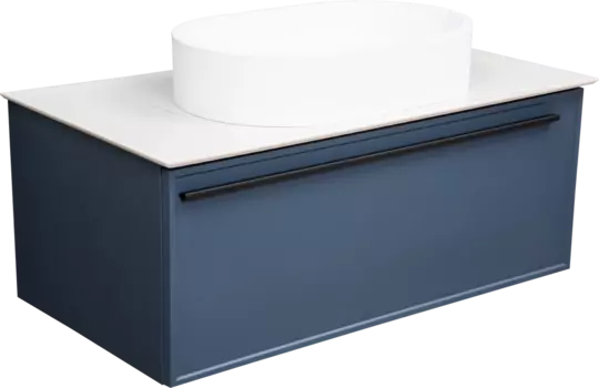 Тумба для комплекта La Fenice Elba 100, синяя FNC-01-ELB-BG-100