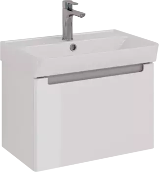 Тумба для комплекта Lemark Buno mini 60 белая глянцевая, 1 ящик LM05BM60T