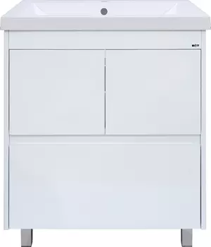 Тумба для комплекта Misty Алиса 58 напольная, белая эмаль Э-Али01058-0112Я